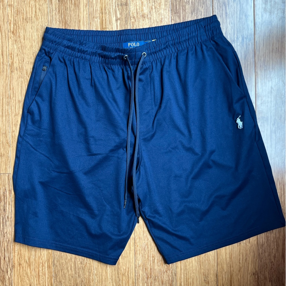 POLO Ralph Lauren Comfort Knit Lounge Shorts size large Navy. 1018
